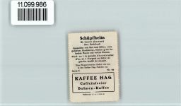 6170 Schüpfheim - Vignette Wappen Kaffee Hag ca 1920-1940