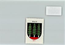 Wald AR Vignette Wappen Kaffee Hag ca 1920-1940 Wald