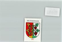 Hilterfingen Vignette Wappen Kaffee Hag ca 1920-1940 Hilterfingen