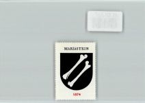Mariastein Knochen Vignette Wappen Kaffee Hag ca 1920-1940