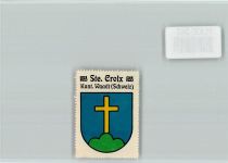 Ste-Croix Vignette Wappen Kaffee Hag ca 1920-1940