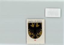 Châtel-St-Denis Vignette Wappen Kaffee Hag ca 1920-1940 Chatel-St-Denis