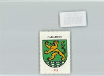 Paradiso Vignette Wappen Kaffee Hag ca 1920-1940 Paradiso