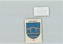 Fleurier Vignette Wappen Kaffee Hag ca 1920-1940