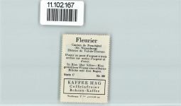 Fleurier Vignette Wappen Kaffee Hag ca 1920-1940