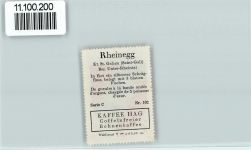 9424 Rheineck - Vignette Wappen Kaffee Hag ca 1920-1940