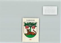 1227 Carouge GE La Praille - Vignette Wappen Kaffee Hag ca 1920-1940 Carouge