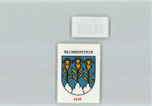 Blumenstein Vignette Wappen Kaffee Hag ca 1920-1940 Blumenstein