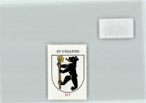 St-Ursanne Vignette Wappen Kaffee Hag ca 1920-1940 St-Ursanne