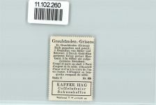 Hochwang Graubünden - Vignette Wappen Kaffee Hag ca 1920-1940