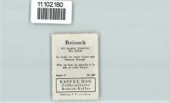 Reinach AG Vignette Wappen Kaffee Hag ca 1920-1940