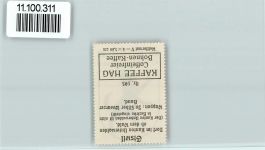 6074 Giswil - Vignette Wappen Kaffee Hag ca 1920-1940