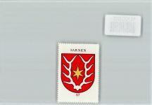 6060 Sarnen - Vignette Wappen Kaffee Hag ca 1920-1940