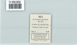 9500 Wil SG - Vignette Wappen Kaffee Hag ca 1920-1940