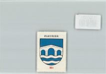 Fleurier Vignette Wappen Kaffee Hag ca 1920-1940 FLeurier