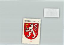 Martigny Vignette Wappen Kaffee Hag ca 1920-1940 Martigny-Ville