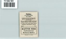 Meilen Vignette Wappen Kaffee Hag ca 1920-1940