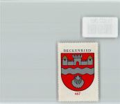 Beckenried Vignette Wappen Kaffee Hag ca 1920-1940