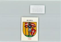Ruswil Vignette Wappen Kaffee Hag ca 1920-1940 Ruswil