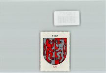 Visp Vignette Wappen Kaffee Hag ca 1920-1940