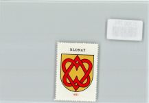Blonay Vignette Wappen Kaffee Hag ca 1920-1940 Blonay