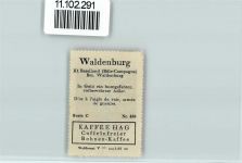 4437 Waldenburg - Vignette Wappen Kaffee Hag ca 1920-1940