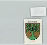 Monthey Vignette Wappen Kaffee Hag ca 1920-1940