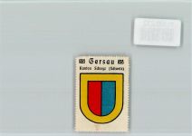 6442 Gersau - Vignette Wappen Kaffee Hag ca 1920-1940