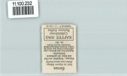 6442 Gersau - Vignette Wappen Kaffee Hag ca 1920-1940