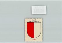 Balm b. Günsberg Vignette Wappen Kaffee Hag ca 1920-1940