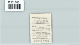 8216 Oberhallau - Vignette Wappen Kaffee Hag ca 1920-1940 Ober-Hallau