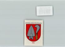 Unterengstringen Vignette Wappen Kaffee Hag ca 1920-1940