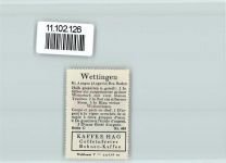Wettingen Vignette Wappen Kaffee Hag ca 1920-1940