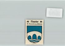 Fleurier Vignette Wappen Kaffee Hag ca 1920-1940