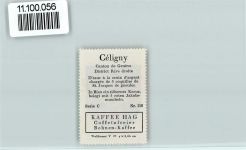 Céligny Vignette Wappen Kaffee Hag ca 1920-1940