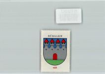 Bürglen UR Vignette Wappen Kaffee Hag ca 1920-1940