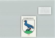 2830 Courrendlin - Vignette Wappen Kaffee Hag ca 1920-1940 COurrendlin