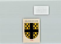 2908 Grandfontaine - Vignette Wappen Kaffee Hag ca 1920-1940