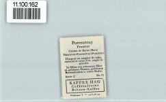 2900 Porrentruy Pruntrut - Vignette Wappen Kaffee Hag ca 1920-1940