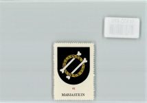 Mariastein Vignette Wappen Kaffee Hag ca 1920-1940