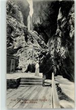 7312 Pfäfers 1909 - Ende Taminaschlucht Quelle