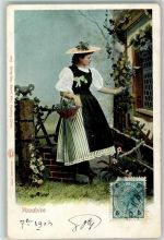 Waadtländer Trachtenfrau