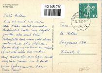 Ponte Tresa Ortsansicht Omnibus kommt aus Italien