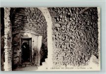 Chillon Chateau de Chillon Eingang aus Naturstein