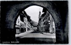Lenzburg 1953 Rathausgasse