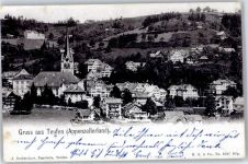 Teufen AR 1902 Kirche