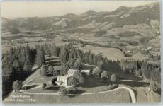 Hinwil Fliegeraufnahme, Gasthaus Bachtel-Kulm