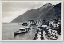 6440 Brunnen - Hotel Waldstätterhof, Postamt, Schiff, Quai, Vierwaldstättersee