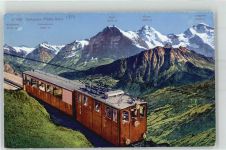 Schynige-Platte-Bahn Wetterhorn Schreckhorn Eiger Mönch Jungfrau