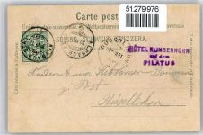 Pilatus 1901, Eisenbahn, Tunnel. Hotel, Wanderer